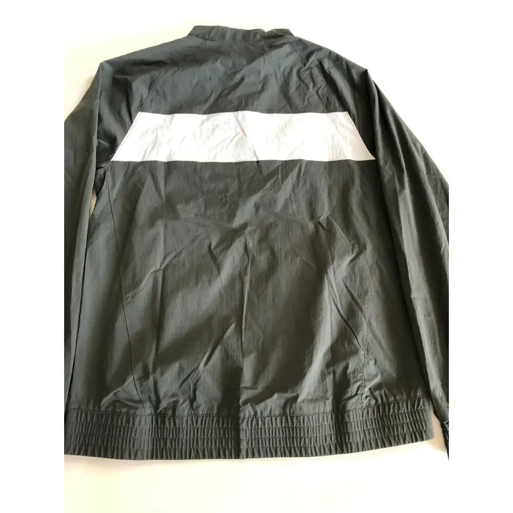 Nike Air Jordan Team Dri Fit Woven Windbreaker Grey Jacket CD2218-060 Size M